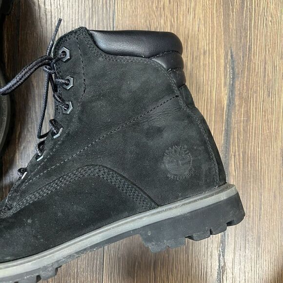 Timberland Waterville Women’s Waterproof Black Nubuck Casual Boots SZ 8 - Picture 4 of 7